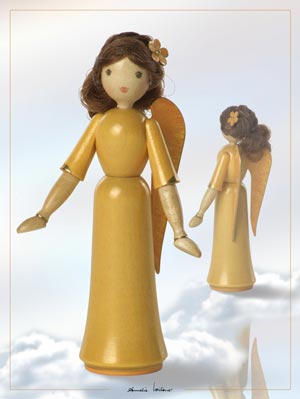 1.003 - Kleine Tänzerin im orange Kleid 1.003 - Kleine Tänzerin im orange Kleid