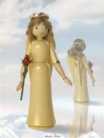 1.009 -  Engel - Mdchen mit Rose